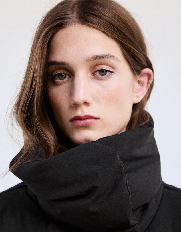M.N.G - Padded Anorak with Funnel Neck