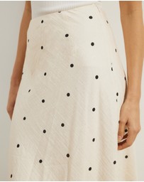 Atmos&Here - Anne Polka Dot Maxi Skirt