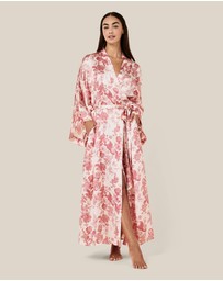 Papinelle - Madelyn Silk Kimono Maxi Robe