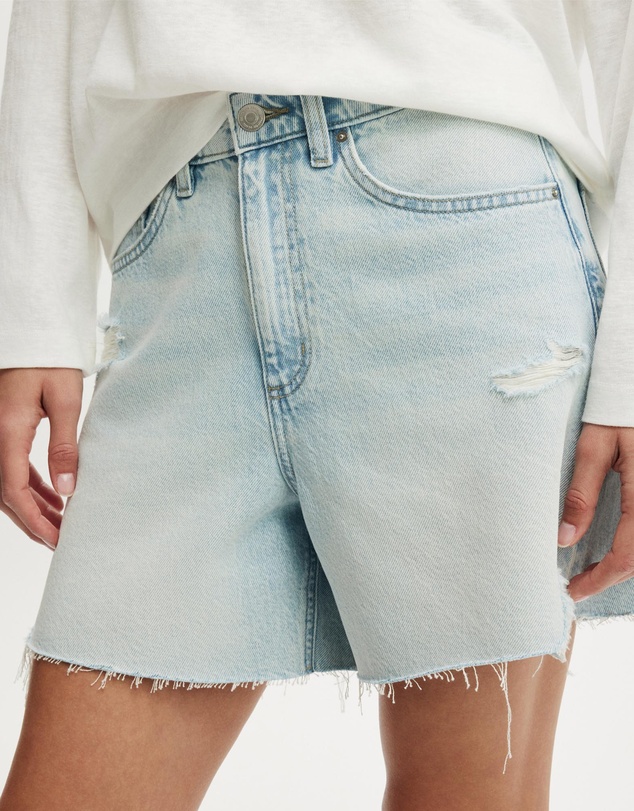 Cotton On - High 90s Denim Shorts