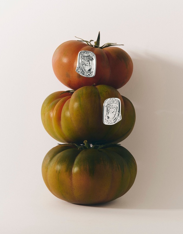 HOUSE OF SLANI - Textured Silver Keelie Earrings