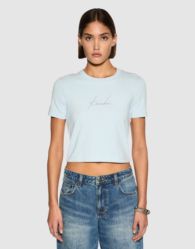 Ksubi - MONIKER BABY TEE SKY