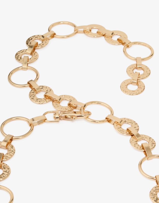 Lovisa - Gold Mixed Sized Circle Belt