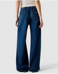 GUESS Jeans - GUESS JEANS Low-rise Jogger Twisted Extra Wide Jeans