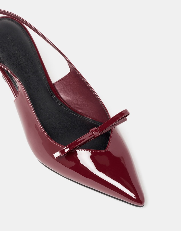 Forever New - Margo Bow Trim Slingback Heeled Sandals