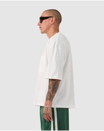 Zanerobe - Cropped Slub Flow Tee Vintage White