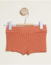 All Fenix - Mini Rib Knit Shorts - Babies-Kids