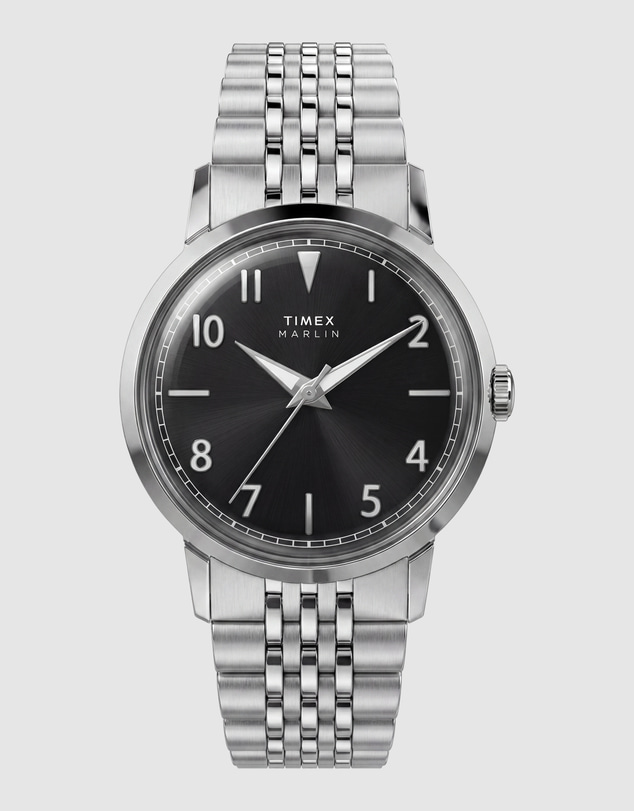 TIMEX - Marlin® 34mm SS Stainless Steel Bracelet Watch