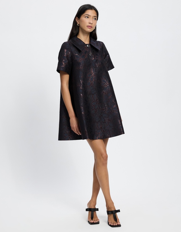 & Other Stories - A-Line Jacquard Mini Dress