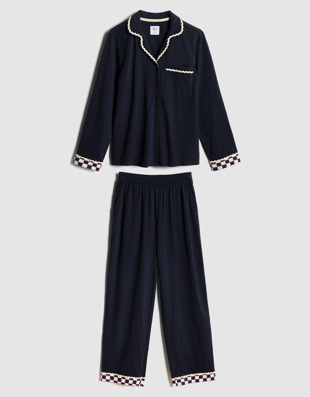 Chelsea Peers - Organic Cotton Good Night Long Pyjama Set