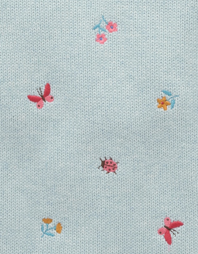 Purebaby - Ladybird Embroidered Jumper -Kids-Babies