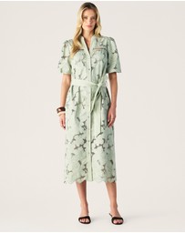 MOS The Label - Whisper Embroidery Shirt Dress