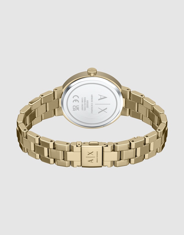 Armani Exchange - Gold Tone Analogue Watch