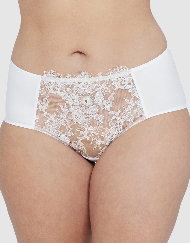 Skarlett Blue - Entice Medium Rise Lace Front Brief