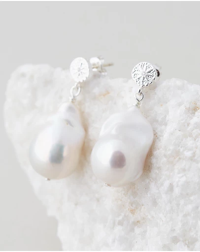 Carly Paiker - Sunburst Baroque Pearl Earrings