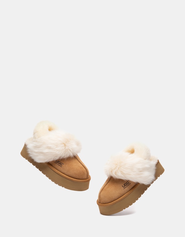 EVERAU - Australian Shepherd Ugg Nordell Cow Suede Upper House Shoes