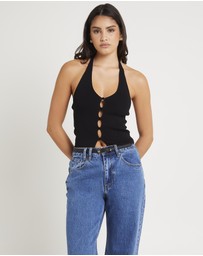 Alice In The Eve - Kaia Keyhole Halter Top