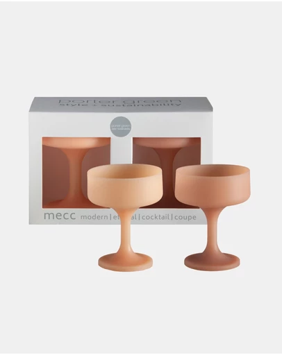 porter green - mecc | silicone unbreakable cocktail glasses