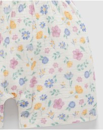 Purebaby - Shirred Jumpsuit -Kids-Babies