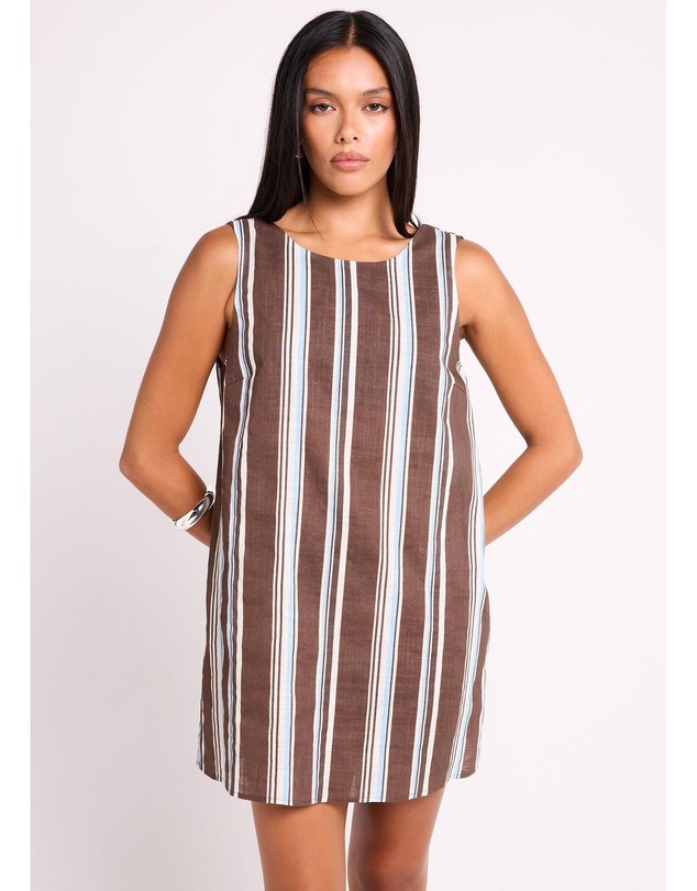 Subtitled - Tyra Stripes Mini Dress