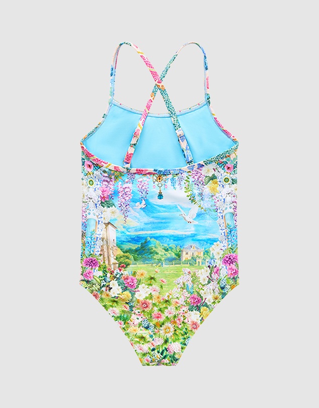 Camilla - Round Neck One Piece - Kids-Teens