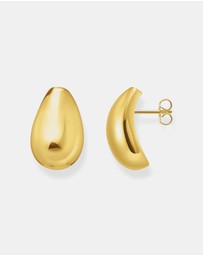 THOMAS SABO - Ear studs in drop shape gold