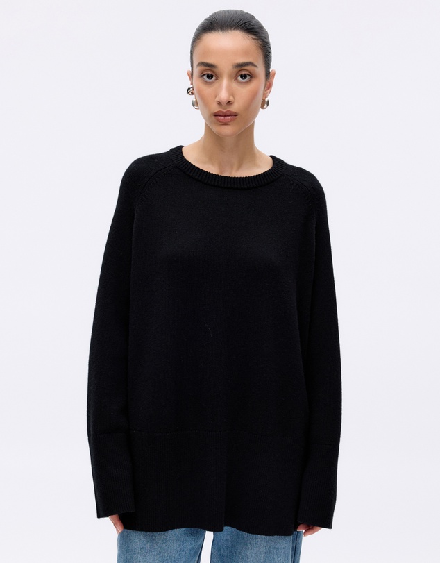 Minima Esenciales - Emi Oversized Wool Cashmere Blend Knit