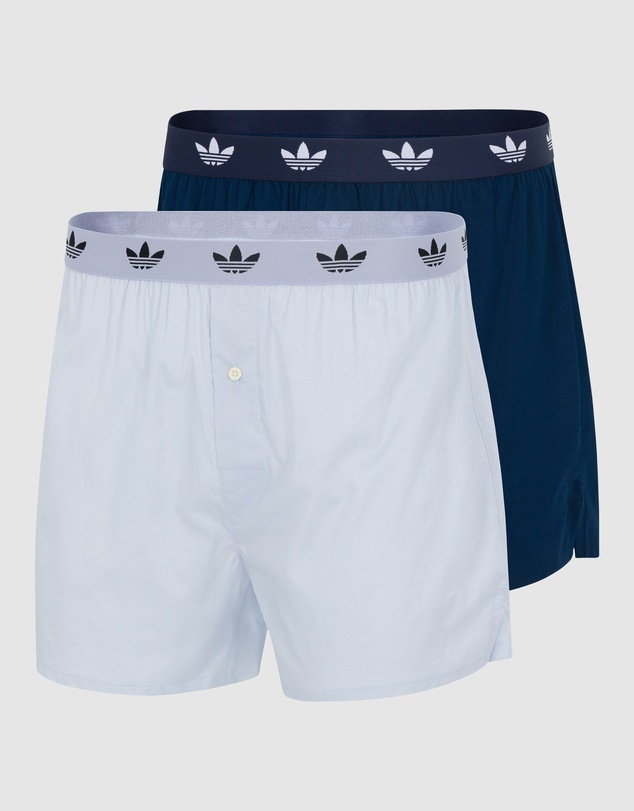 adidas Sportswear - 2 Pack Comfort Core Cotton Icon Boxer Underwear