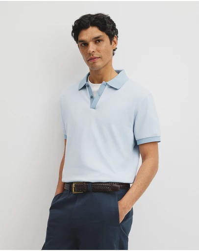 Country Road - Short Sleeve Jacquard Polo