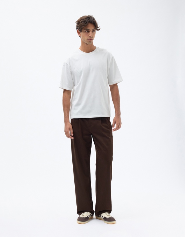 AERE - Relax Leg Pleated Chinos