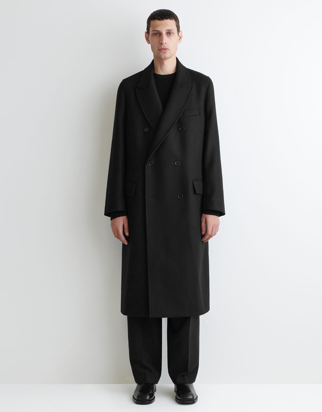 COS - Double-Breasted Wool Long Coat