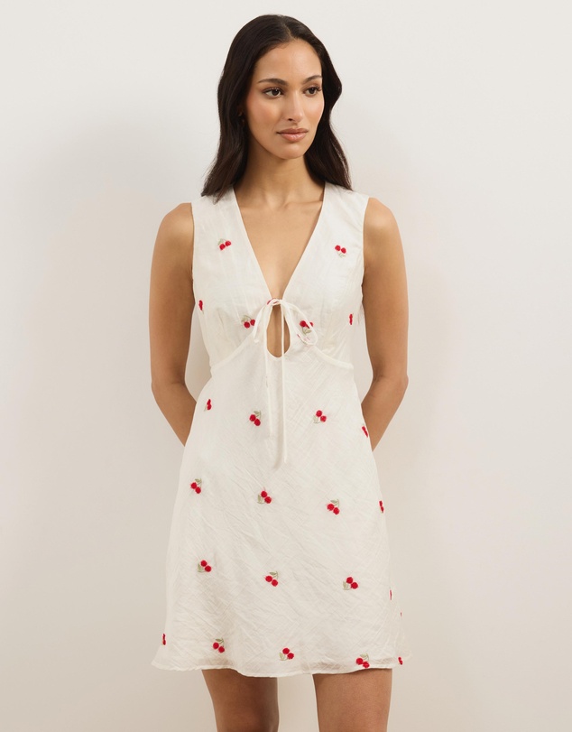 Atmos&Here - Luna Embroidered Mini Dress
