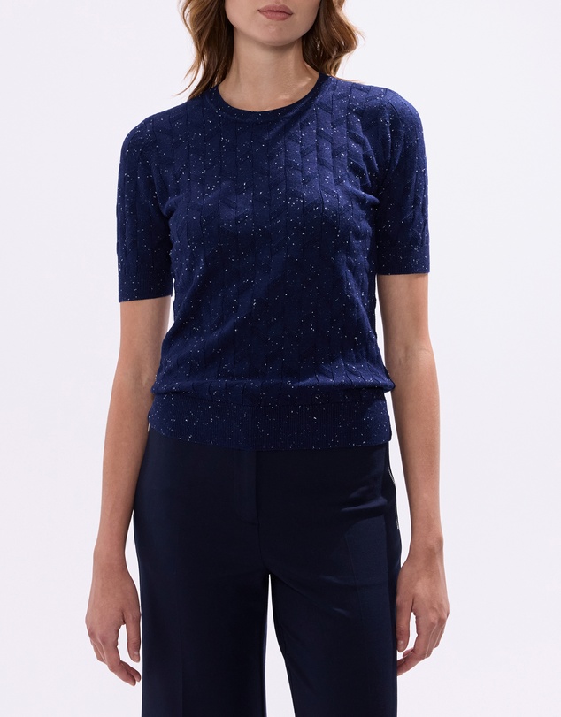 Marcs - Thorns And Roses Speckle Knit Top