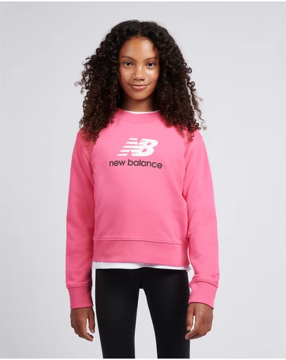 New Balance - French Terry Stacked Logo Crew