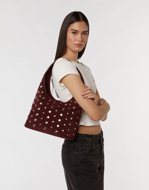 PETA AND JAIN - Jenni Studded Hobo Bag