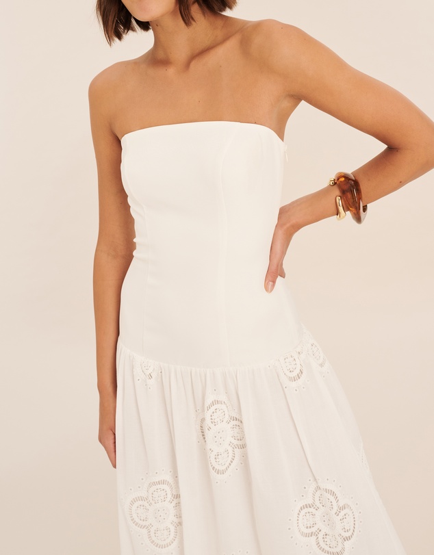 AERE - Kiera Broderie Maxi Dress