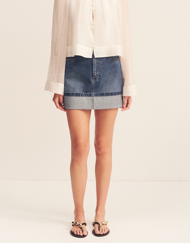 Shona Joy - Boyd Cuffed Mini Skirt