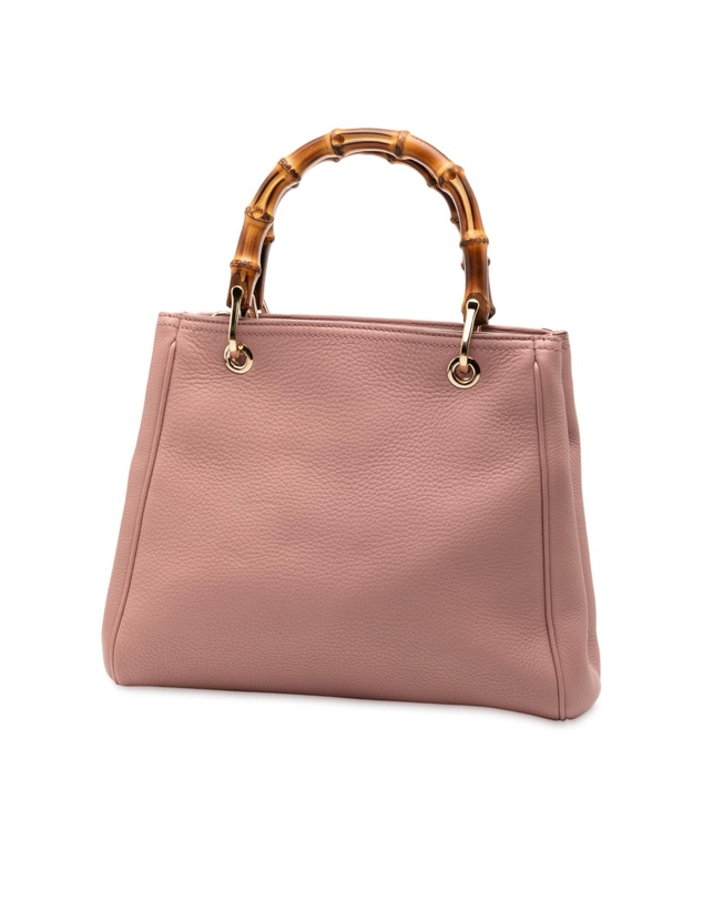 Pre-Loved by Azura Reborn - Pre-Loved Small Calfskin Bamboo Shopper Satchel