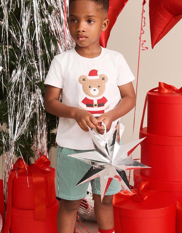 Huxbaby - Christmas Father Huxmas Tee - Babies-Teens