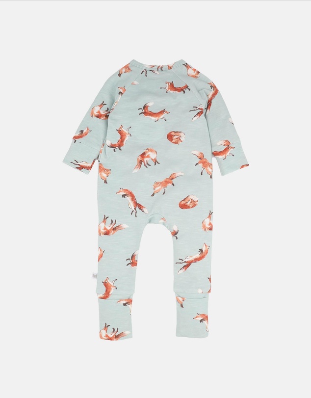 Fox & Finch - Mr Fox Organic LS Zipsuit - Babies