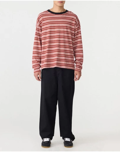 Bassike - Universal Stripe LS T-Shirt