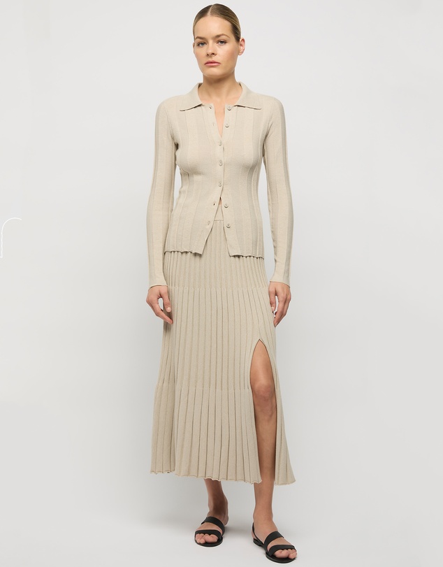 FRIEND of AUDREY - Cleo Collared Knit Top