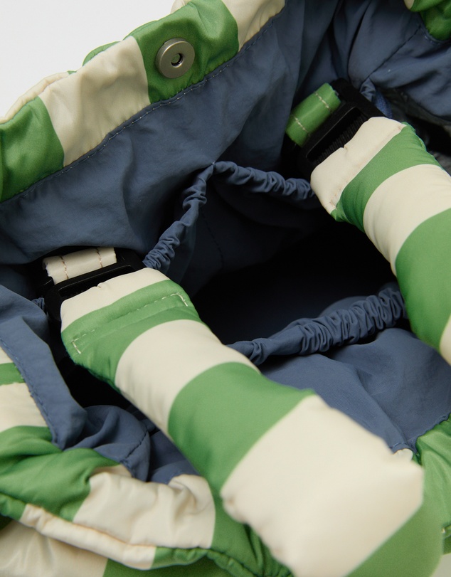 Phile - Pram Caddy - Green Stripes