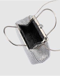 Olga Berg - Mimi Ball Mesh Frame Bag
