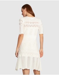Belle & Bloom - Everbloom Crochet Mini Dress