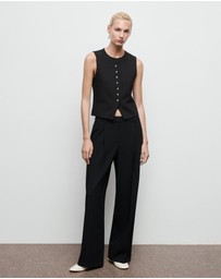 M.N.G - Pleated Wide Leg Trousers