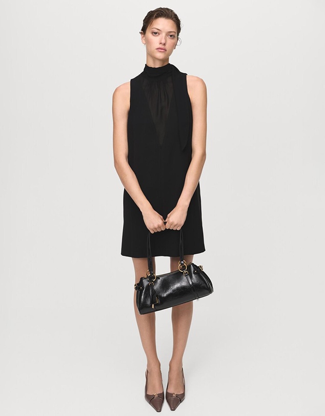 M.N.G - Bow Cut-Out Detail Dress