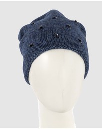 Max Alexander - European Made Navy Fashion Wool Beanie