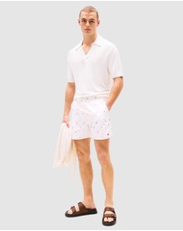 Tommy Hilfiger - Medium Drawstring Critter Swim Shorts