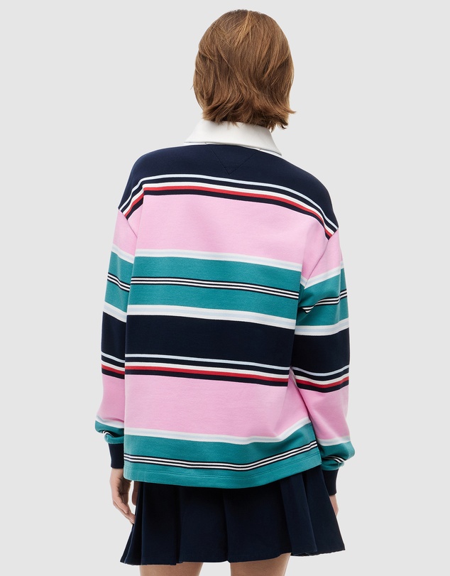 Tommy Jeans - Relaxed Multi Stripe Rugby